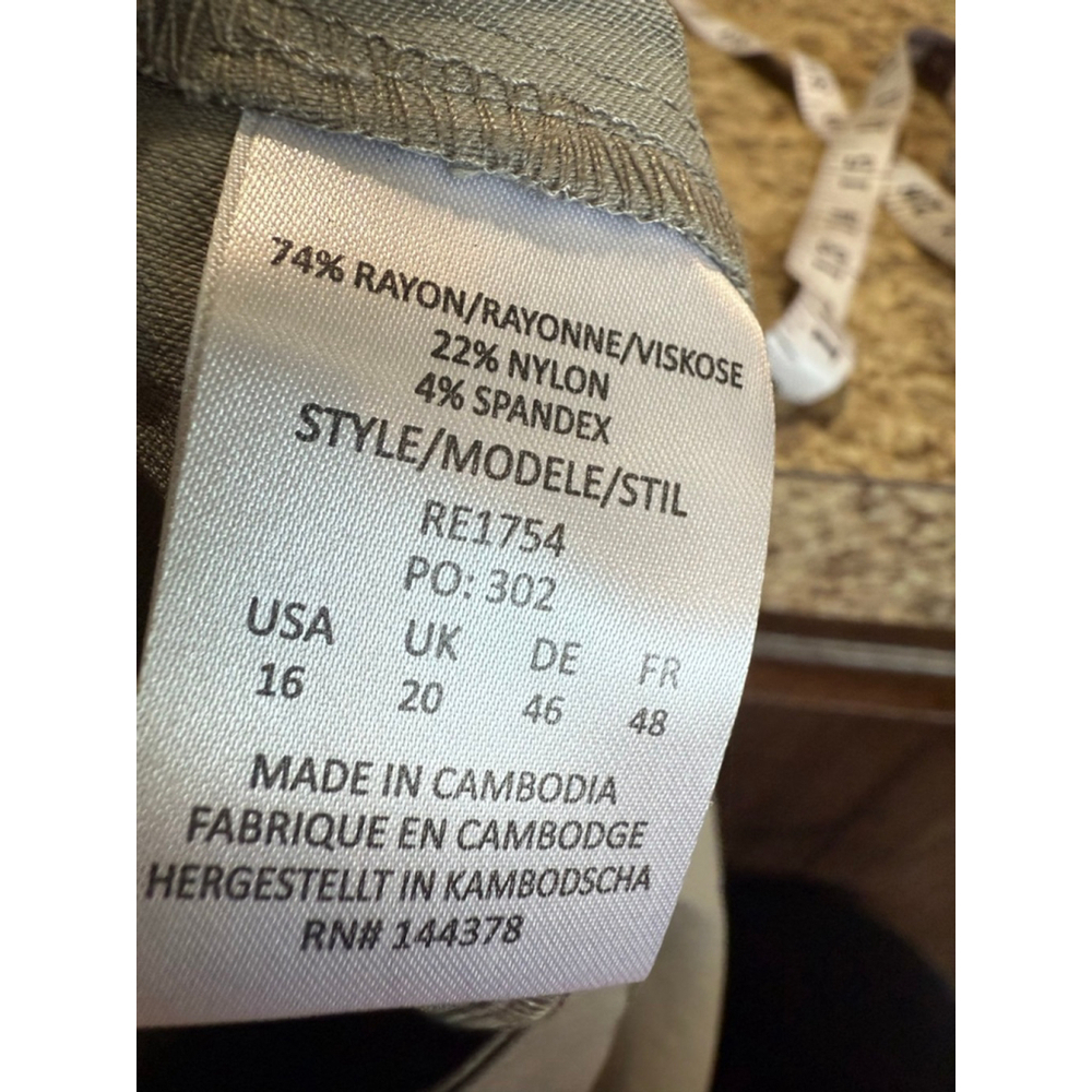 Women's Rekucci Light Grey Boot Cut Pants US 16 - Picture 9 of 14
